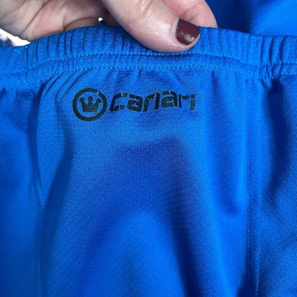 GUC Canari Blue/Black Front Zip Men’s Cycling Jersey Sz M - Picture 3 of 8